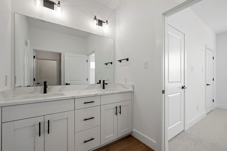 Furnished interior view inside a new home in Hallimore Ranch, Rosenberg (Image 11).