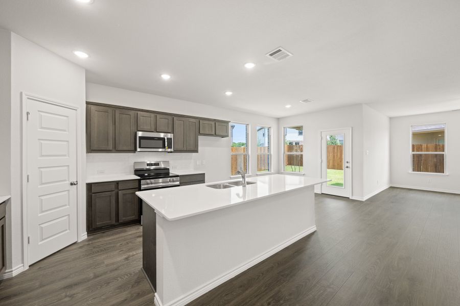 Furnished interior view inside a new home in Eagle Cove, Denton (Image 5).