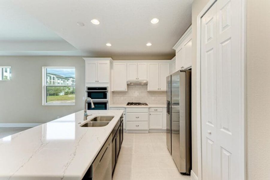 Furnished interior view inside a new home in Reflection Villas at Watercolor Place, Bradenton (Image 4).