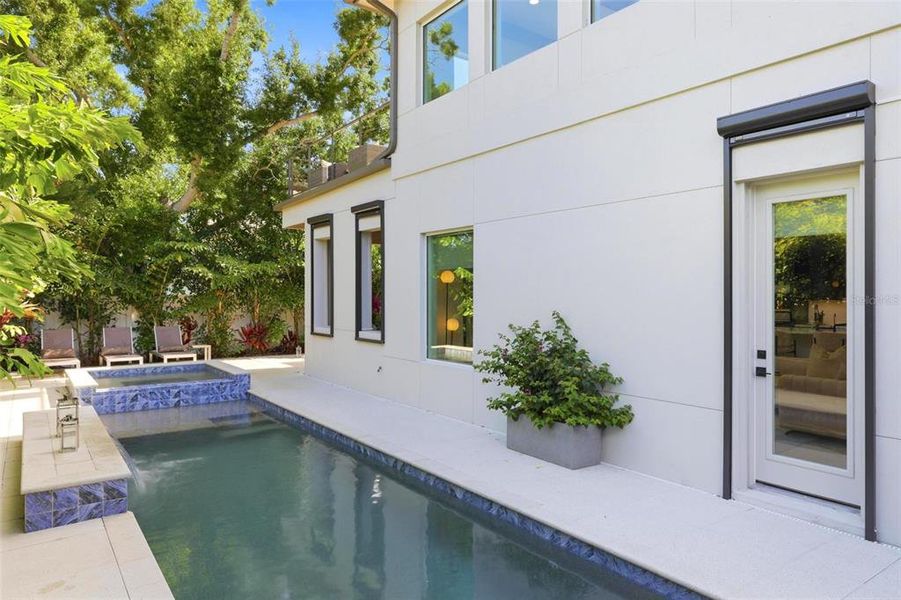 Exterior details and patio area of a home in , Sarasota (Image 32).