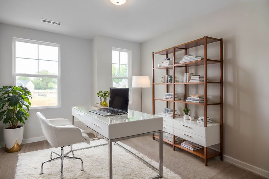 Furnished interior view inside a new home in Lake Park Villas, Wylie (Image 17).