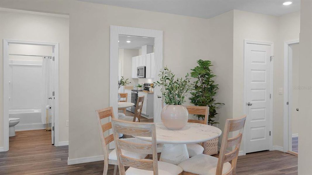 Furnished interior view inside a new home in Hamilton Bluff, Haines City (Image 3).