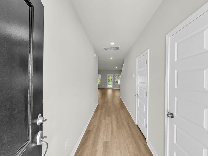 Spacious, unfurnished interior of a new home in Willow Bend Townhomes, North Charleston (Image 11). Spacious, unfurnished interior of a new home in Willow Bend Townhomes, North Charleston (Image 11).
