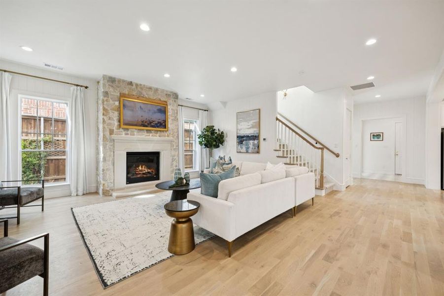 Furnished interior view inside a new home in , Dallas (Image 28).