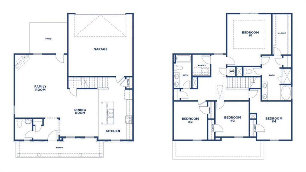 2D floor plan layout of this home in Westland, Bogart, GA (Image 2). 2D floor plan layout of this home in Westland, Bogart, GA (Image 2).