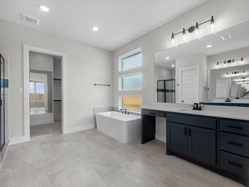 Furnished interior view inside a new home in Dunham Pointe, Cypress (Image 11).