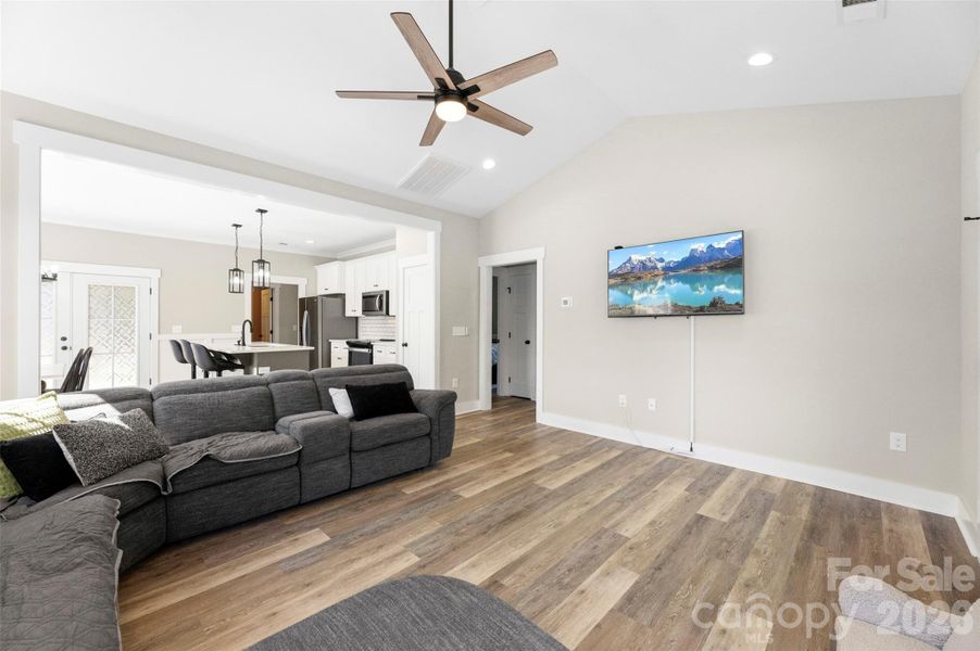 Furnished interior view inside a new home in , Albemarle (Image 12).