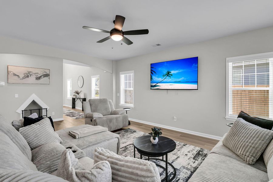 Furnished interior view inside a new home in , Summerville (Image 12).