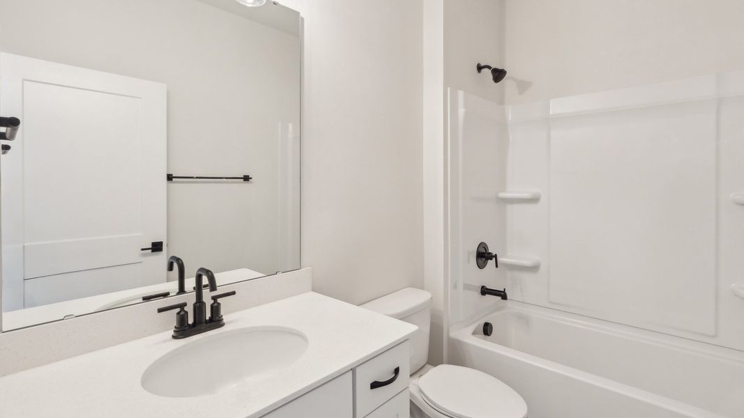 Representative furnished interior of a home built from the Magnolia by D.R. Horton in Westport, York (Image 11).