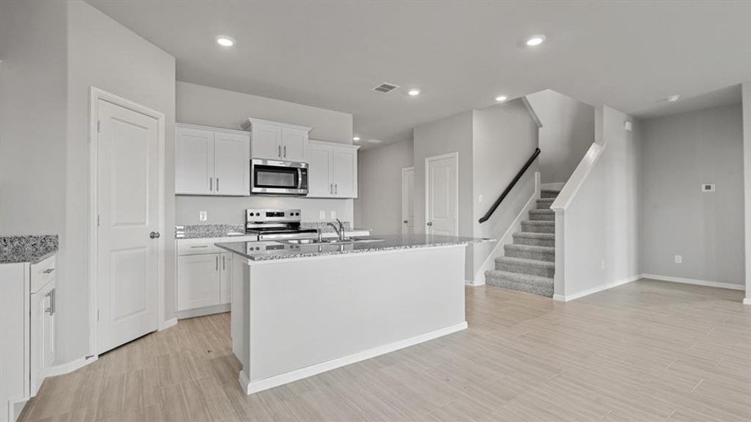 Furnished interior view inside a new home in Lonestar at Liberty Trails, Fort Worth (Image 4).