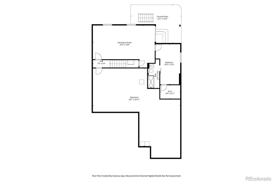 Basement floor plan.