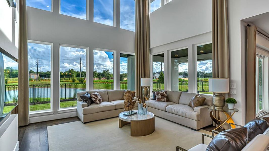Furnished interior view inside a new home in Avalon at Cypress, Cypress (Image 29).