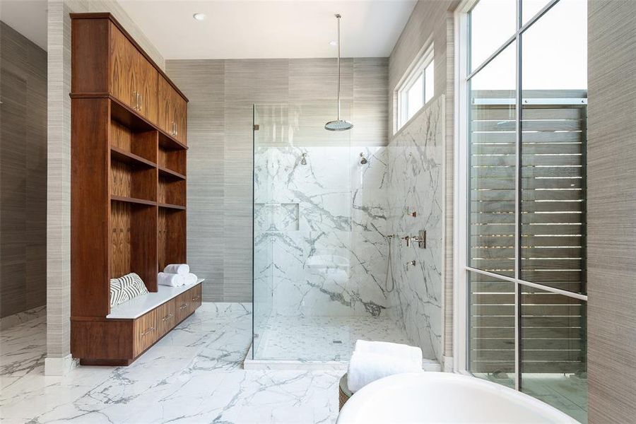 Furnished interior view inside a new home in , Dallas (Image 13).