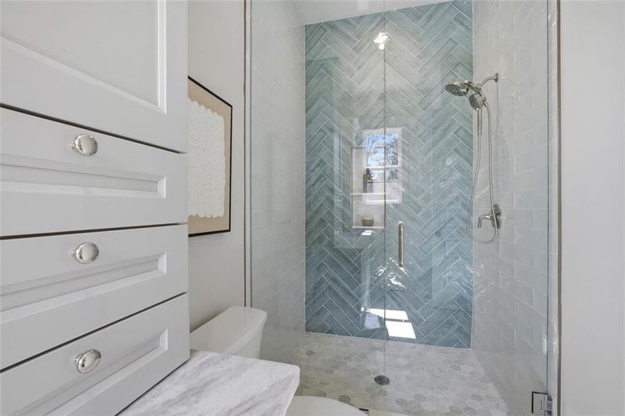 Furnished interior view inside a new home in , Marietta (Image 39).