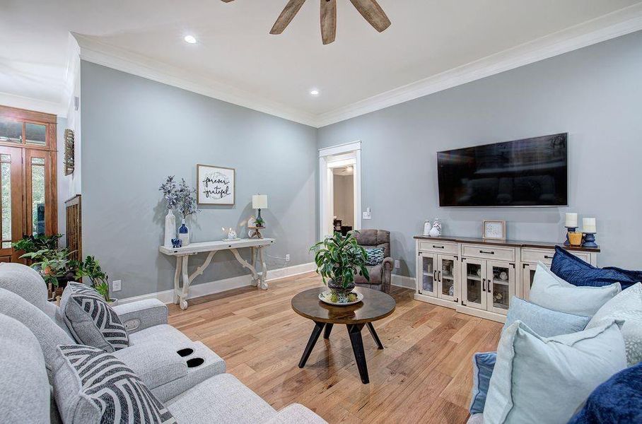 Furnished interior view inside a new home in , Cartersville (Image 46).