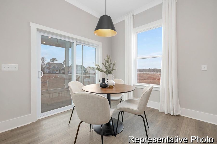 Furnished interior view inside a new home in , Ridgeville (Image 22).