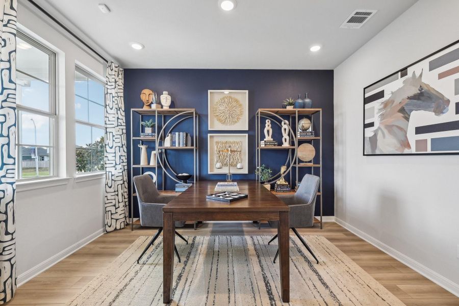 Furnished interior view inside a new home in The Glen at Stallion Run, Buda (Image 12). Furnished interior view inside a new home in The Glen at Stallion Run, Buda (Image 12).