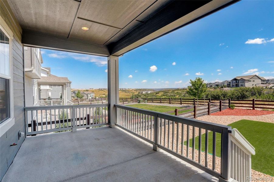 Backs to Open Space Backs to Open Space