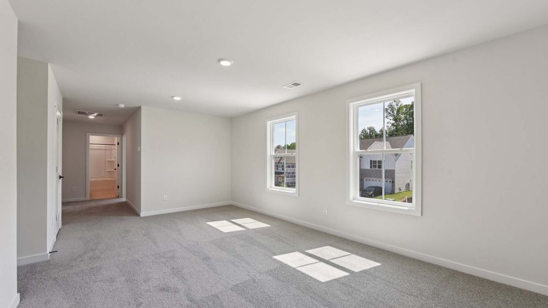 Representative unfurnished interior of a home built from the Hartwell by D.R. Horton in Westport, York (Image 35). Representative unfurnished interior of a home built from the Hartwell by D.R. Horton in Westport, York (Image 35).