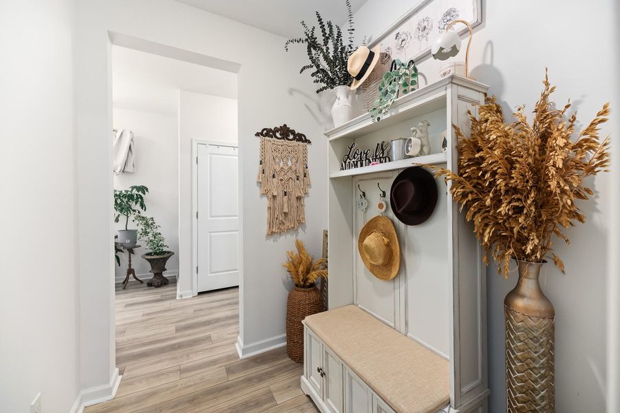 Furnished interior view inside a new home in Boykins Run Townhomes, Moncks Corner (Image 14).
