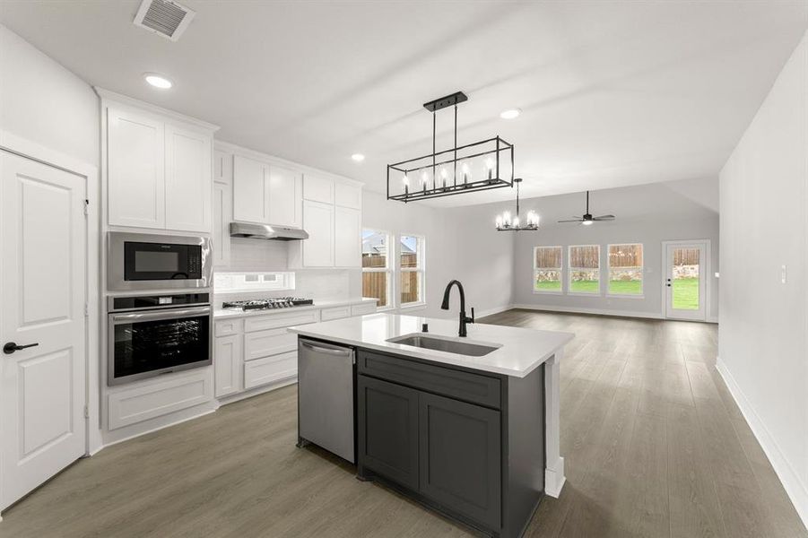 Furnished interior view inside a new home in Grayhawk Addition, Forney (Image 18).