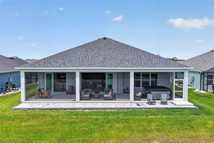 Exterior details and patio area of a home in , The Villages (Image 25).