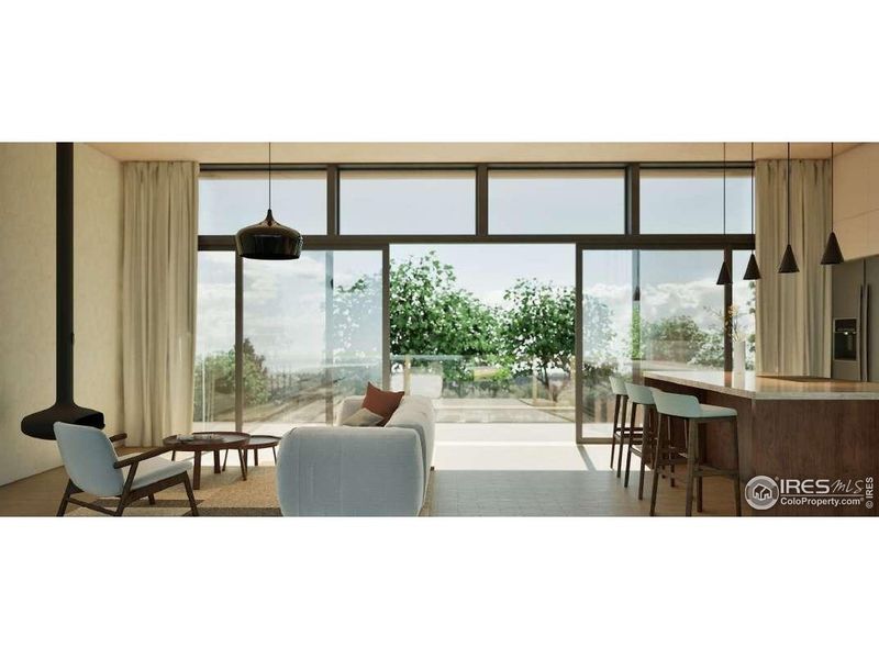 Furnished interior view inside a new home in , Loveland (Image 4).