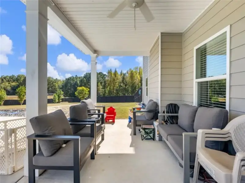 Exterior details and patio area of a home in Joel's Landing, Monroe (Image 27).