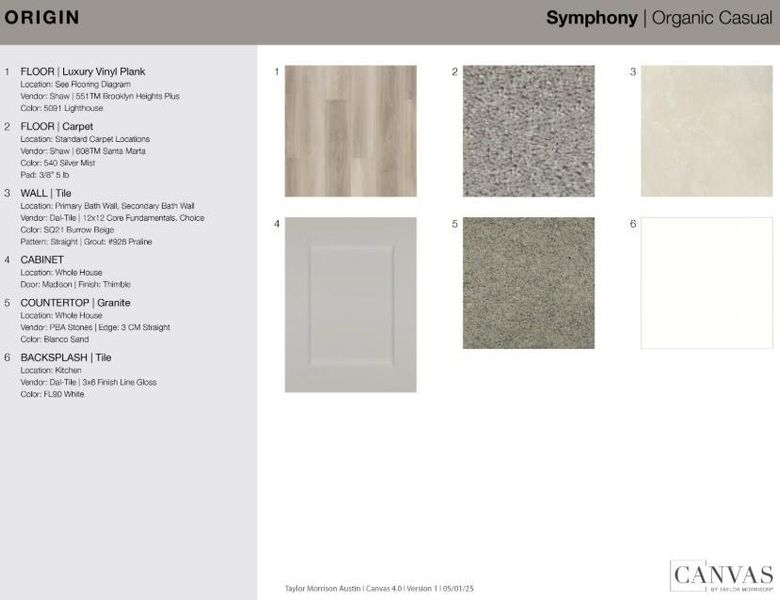 114 Christy Street design selections! This home is currently under construction and selections are subject to change.
