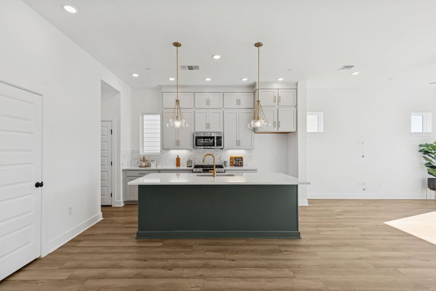 Furnished interior view inside a new home in The Twilight at Goodnight Ranch, Austin (Image 5).