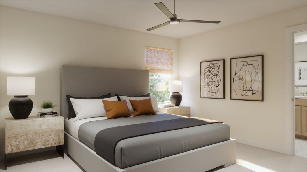 Representative furnished interior of a home built from the Marina by Risewell Homes in Beresford Woods, Deland (Image 9).