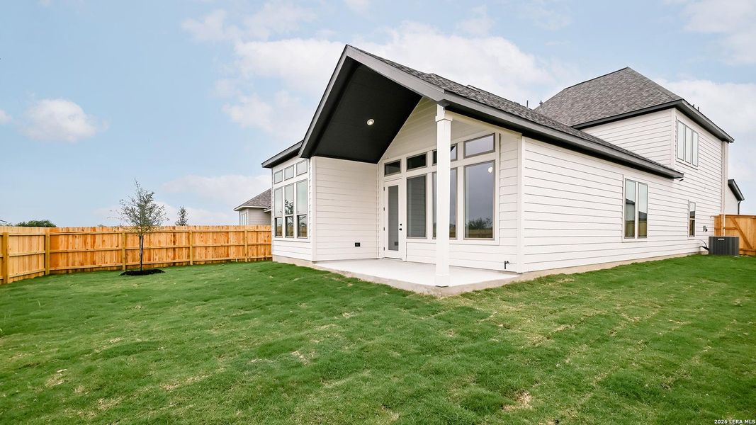 Exterior details and patio area of a home in The Parklands, Schertz (Image 22). Exterior details and patio area of a home in The Parklands, Schertz (Image 22).
