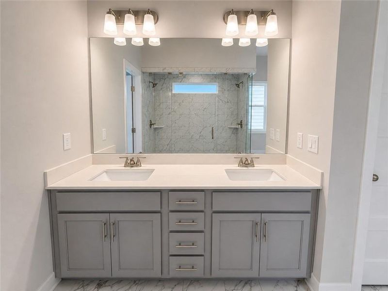 Furnished interior view inside a new home in Ponderosa Farms Estates, Gainesville (Image 11).