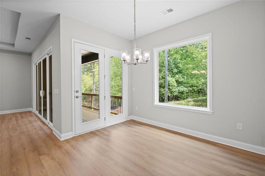 Spacious, unfurnished interior of a new home in Governor’s Preserve, Canton (Image 31).