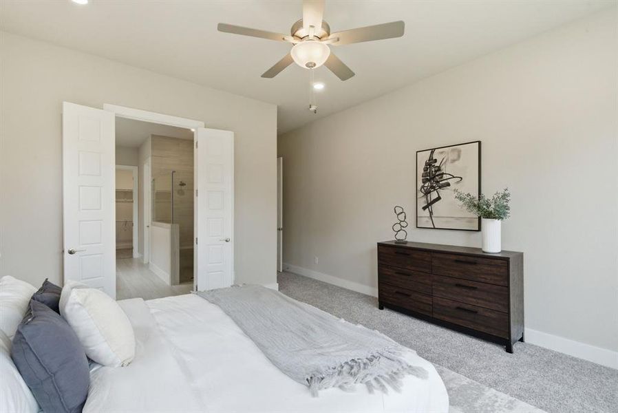 Furnished interior view inside a new home in Walsh, Fort Worth (Image 29). Furnished interior view inside a new home in Walsh, Fort Worth (Image 29).