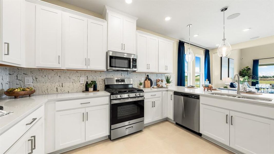 Furnished interior view inside a new home in Indigo Creek, Apollo Beach (Image 26).
