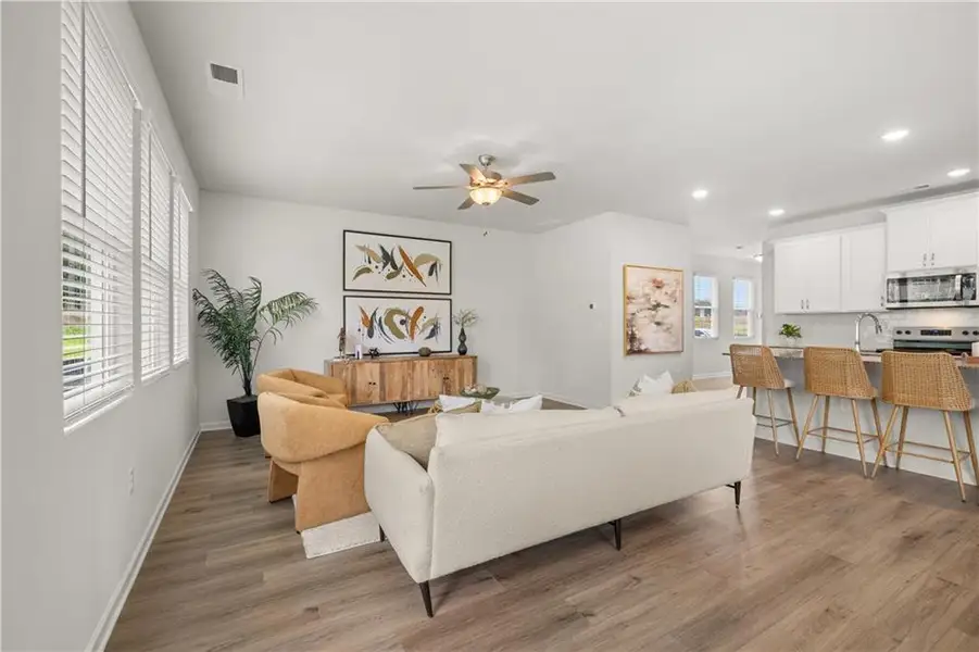 Furnished interior view inside a new home in The Retreat at Walden Park, Jonesboro (Image 12).