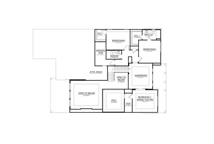 Artist Rendering of 2nd Floor Plan