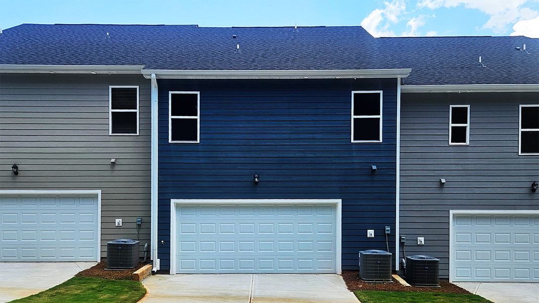 Exterior details and patio area of a home in Brookland Commons, Monroe (Image 2).