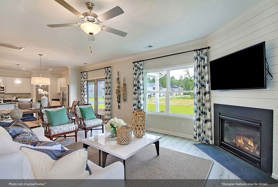 Furnished interior view inside a new home in Golden Ridge, Youngsville (Image 9).