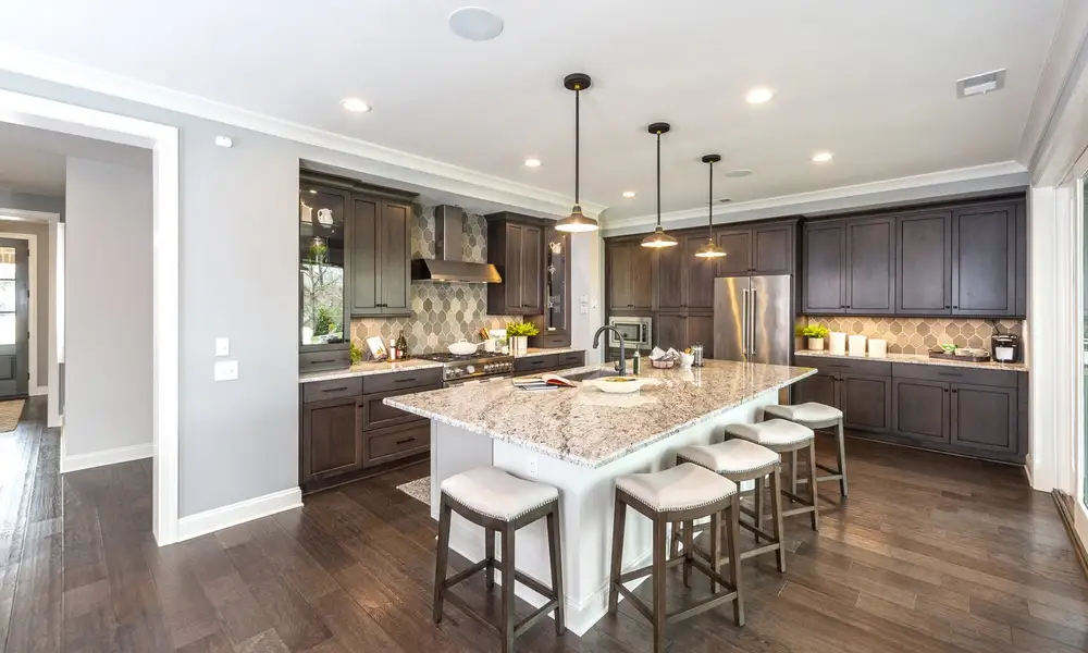 Representative furnished interior of a home built from the Coronado by Classica Homes in Weddington Grove, Weddington (Image 7).