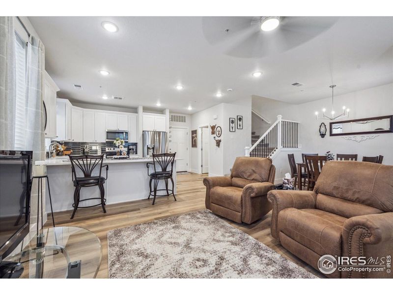 Furnished interior view inside a new home in , Greeley (Image 8).
