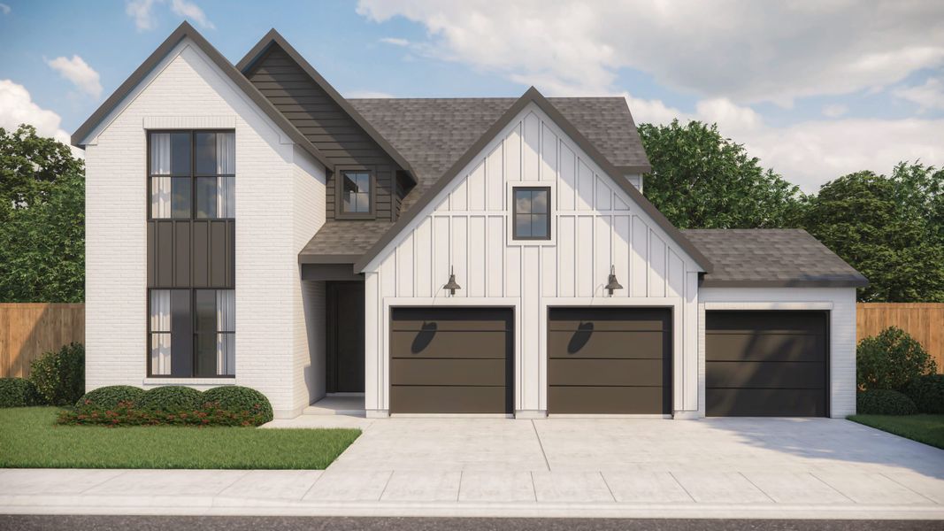 Representative exterior photo of a completed home built from the Valera by Graham Hart Home Builder in Bear Ridge, Burleson, TX (Image 22).