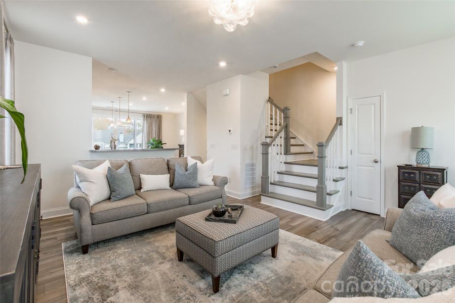 Furnished interior view inside a new home in , Charlotte (Image 20). Furnished interior view inside a new home in , Charlotte (Image 20).