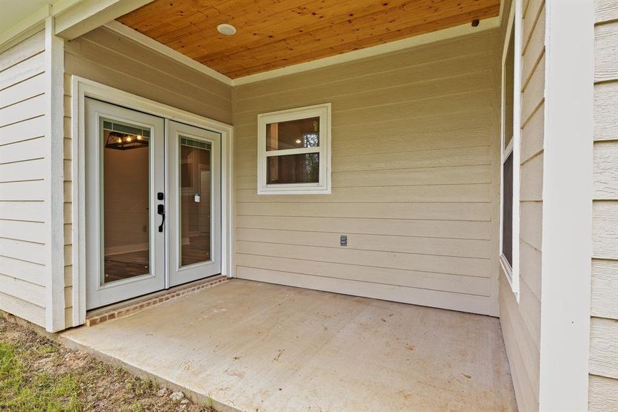 Exterior details and patio area of a home in , Pittsburg (Image 4). Exterior details and patio area of a home in , Pittsburg (Image 4).