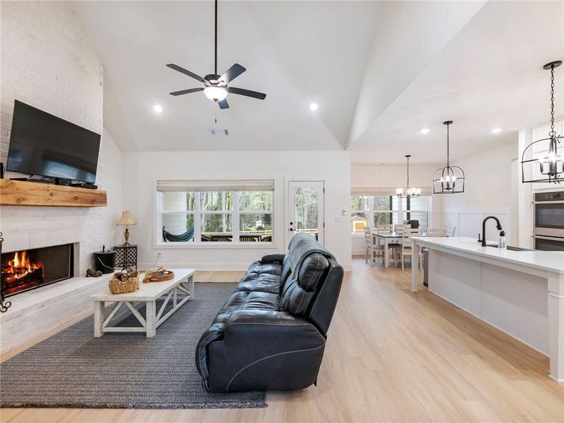 Furnished interior view inside a new home in , Gillsville (Image 43).