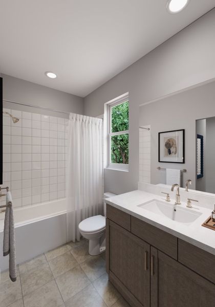 Representative furnished interior of a home built from the The Canyon by Taylor Morrison in Trailstone Villas Collection, Arvada (Image 17). Representative furnished interior of a home built from the The Canyon by Taylor Morrison in Trailstone Villas Collection, Arvada (Image 17).