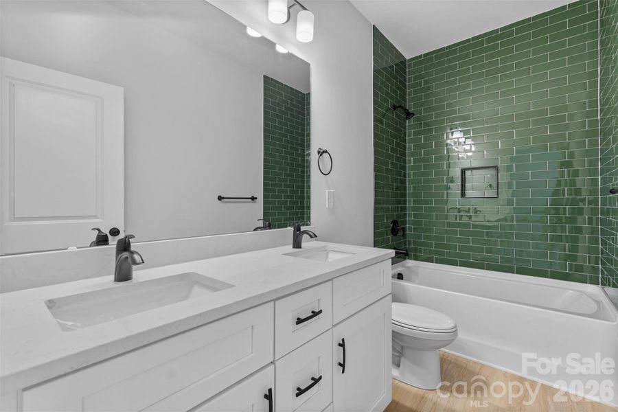 Furnished interior view inside a new home in , Charlotte (Image 26).