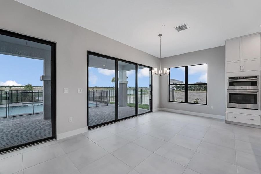 Furnished interior view inside a new home in Apex at Avenir, Palm Beach Gardens (Image 68). Furnished interior view inside a new home in Apex at Avenir, Palm Beach Gardens (Image 68).