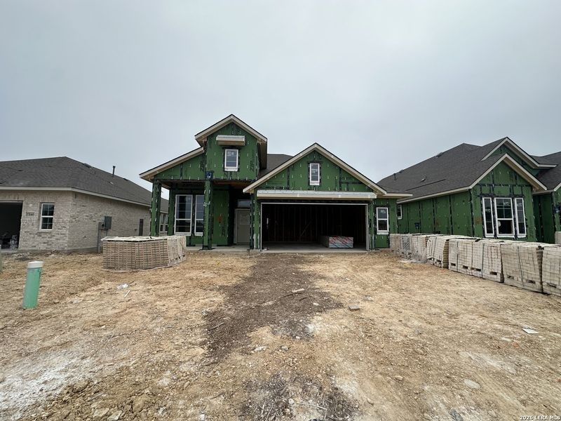 In-progress construction of a new home in Stream Waters, Seguin, TX (Image 15).